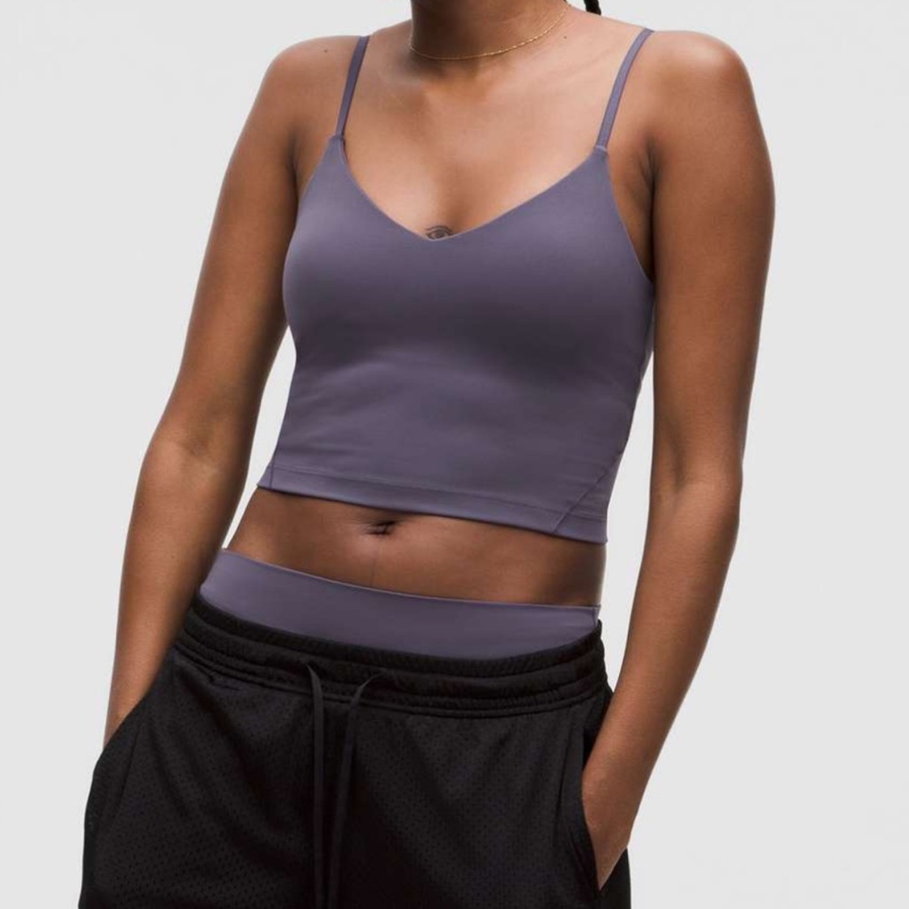 NWT!🍋🍋Lululemon Align Cropped Cami Tank A/B Cup🍋🍋. Size 14. Nightfall.